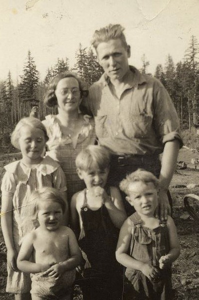 The Gunter family about 1939