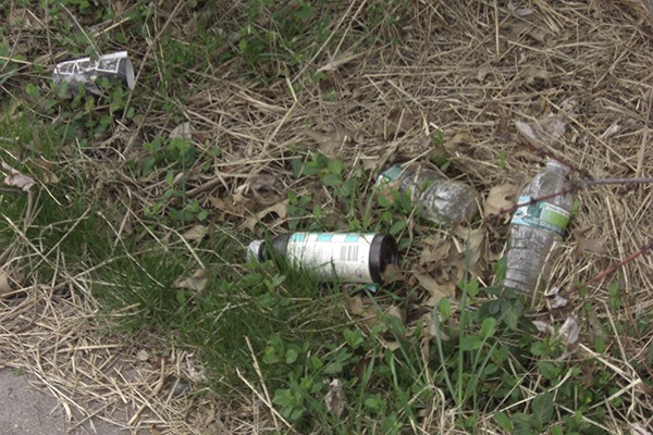 Litter along our road is horrible!!