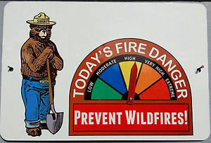 Warm weather bringing increased fire danger.