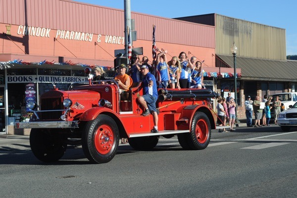 Last season's 10-U Forks softball team was honored in a parade and with a picnic at Tillicum Park after winning both state and regional championships.