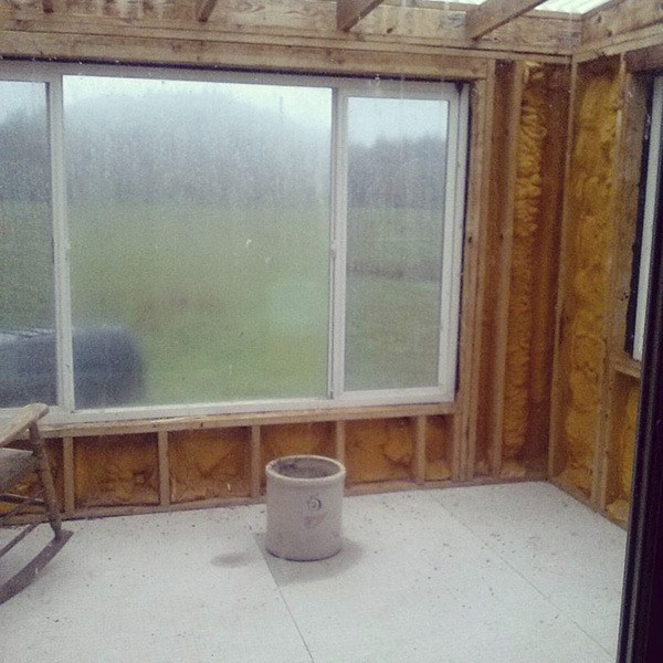 The sunroom ...before...