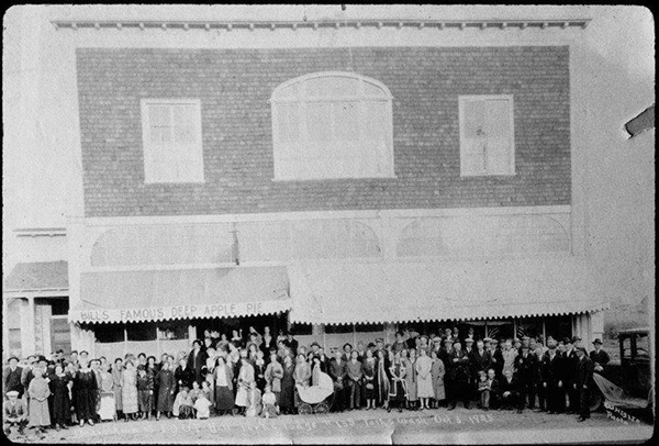 The new IOOF hall in downtown Forks 1925.