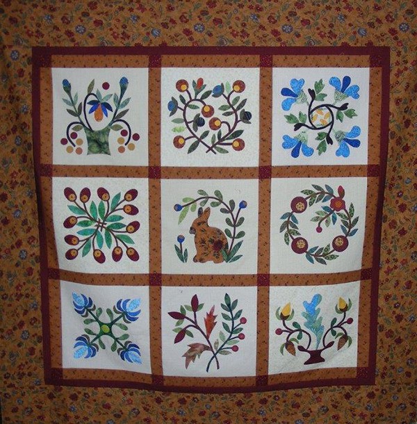 The Piecemakers Quilt Club is selling raffle tickets for this quilt