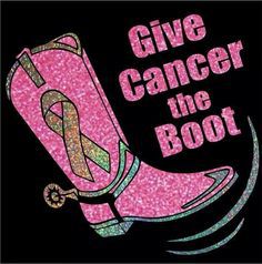 Give Cancer the Boot!!