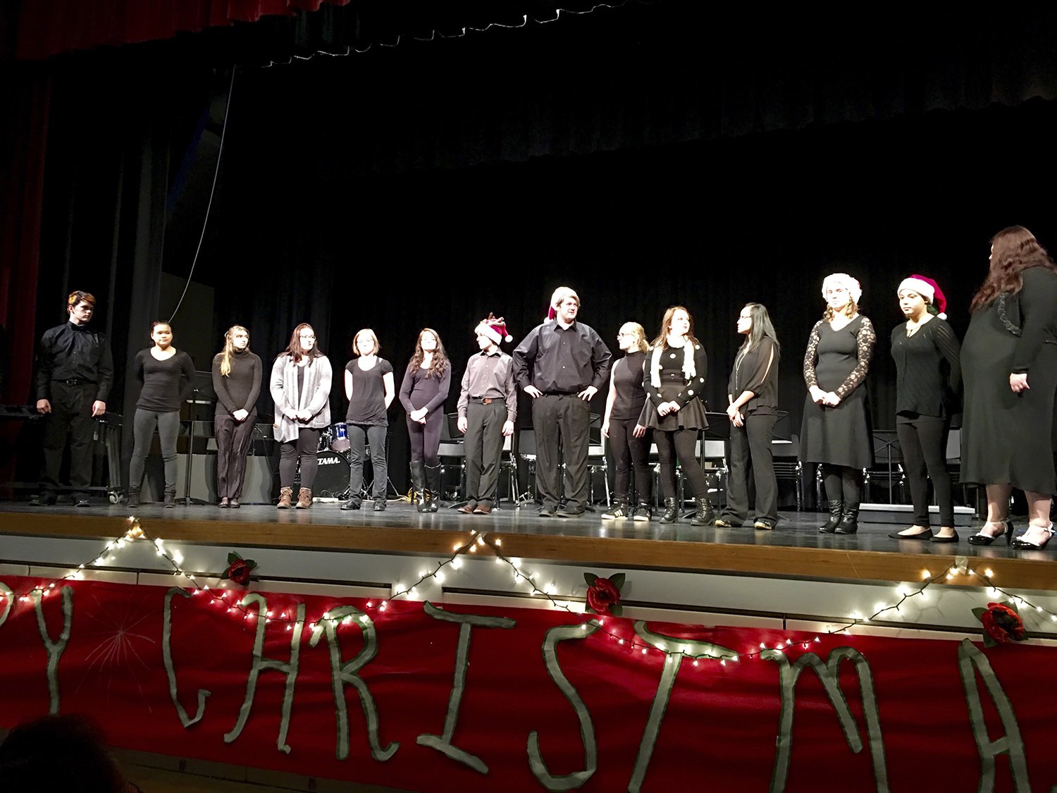 The new Spartan A Cappella Singers (SASS) group made its debut at the Winter concert at the FHS Commons! Submitted Photo