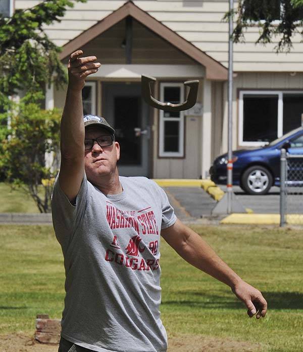 Teams toss at Fourth of July Horseshoe Tournament