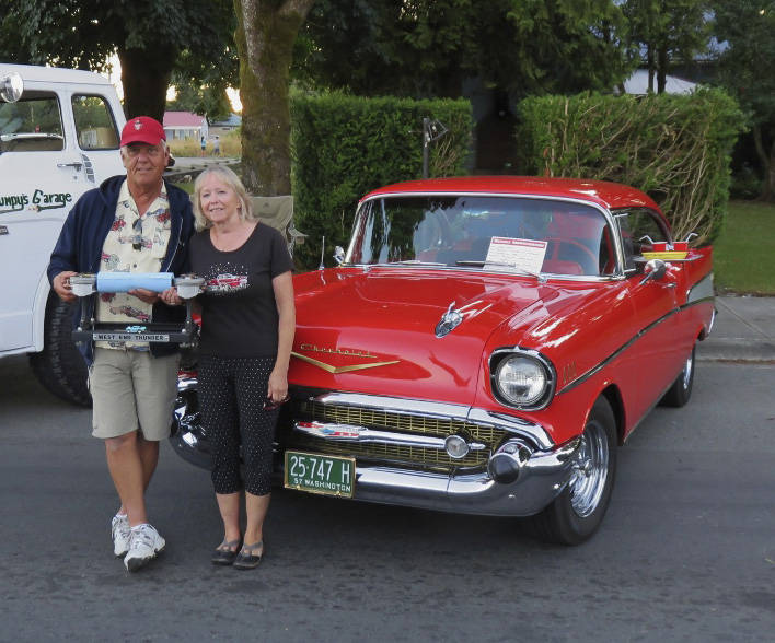 Randy and Nancy Boston 1957 Chevy Port Angeles