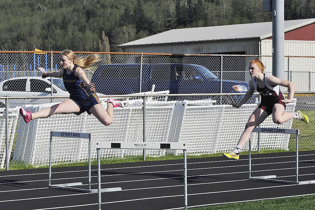 Evergreen 1A track and field meet
