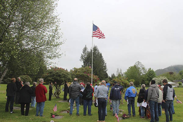 Memorial Day, Forks Cemetery 2017. Photo Christi Baron