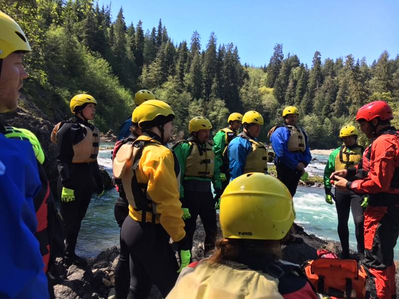 Instruction before getting wet. Submitted photos