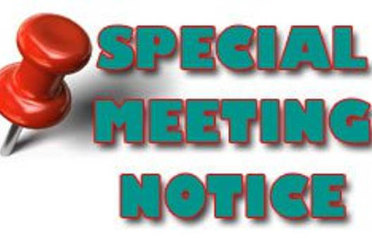 Public Notice of Special Forks City Council Meeting