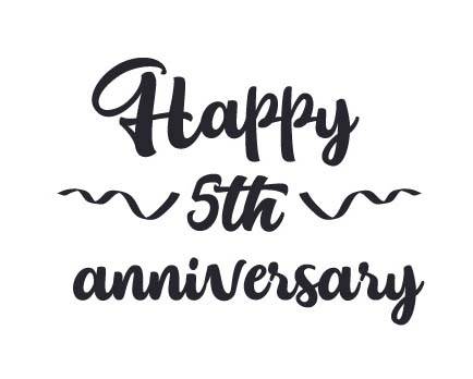 Happy 5th anniversary to me!