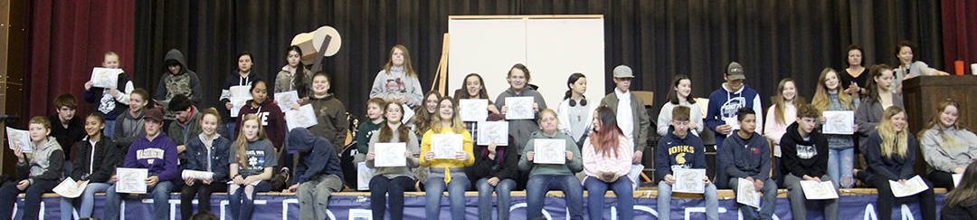 These Forks Jr. High eighth graders made the honor roll first and/or second quarter(s).