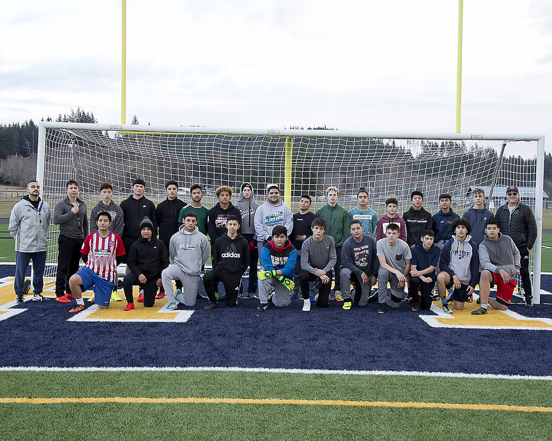 The Forks Boys Soccer Team kicks off their season on Saturday, March 9 at home against Port Angeles. Head Coach Joe Morton and coaching staff have brought some exciting soccer action to Forks over the last few seasons, come out and support the team! Photo by Pam Suslick