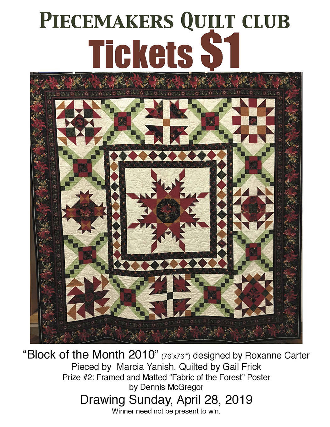 Enjoy Fabric of the Forest Quilt Show at Forks’ Rainfest Celebration in April