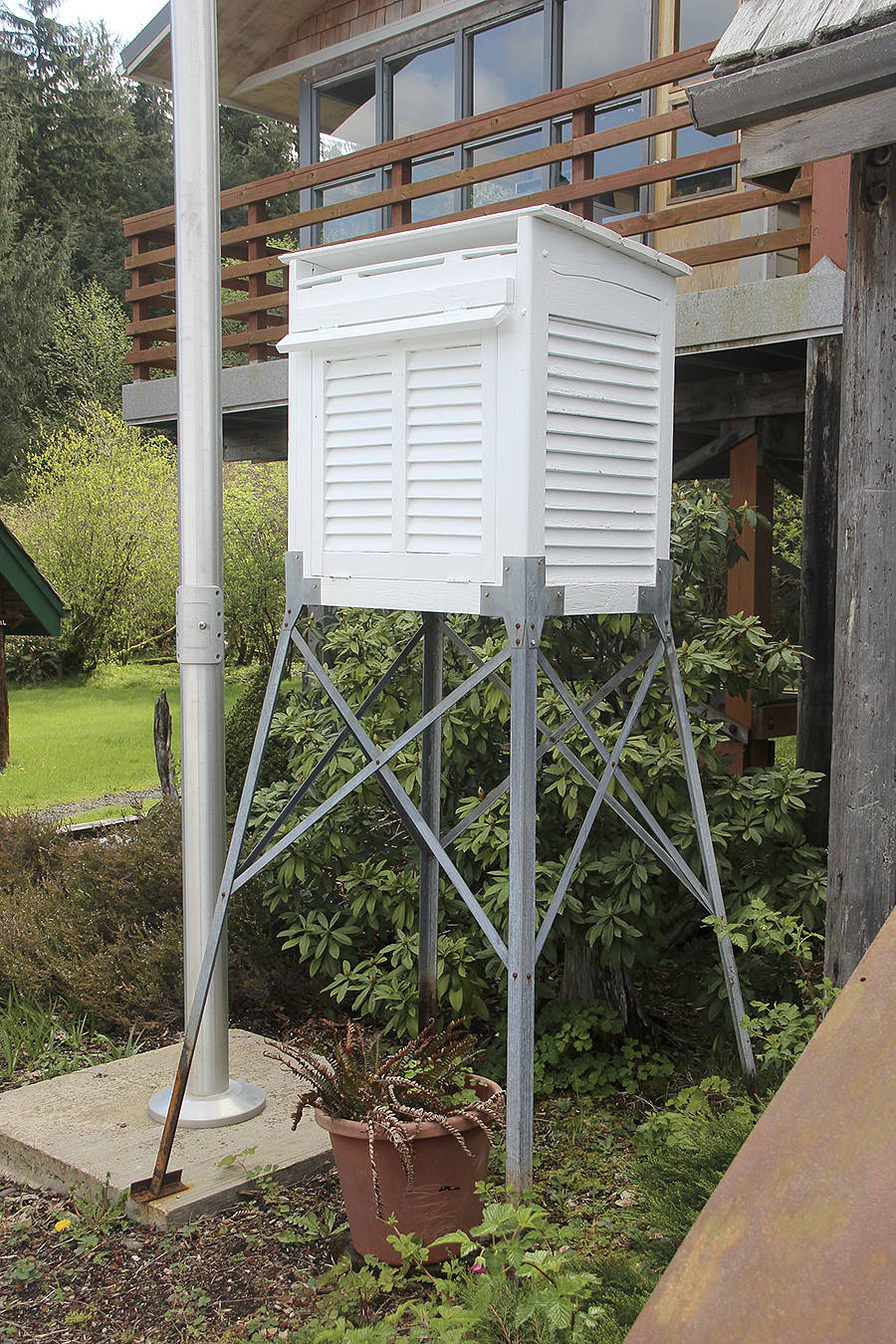 Weather Station donated to Forks Timber Museum