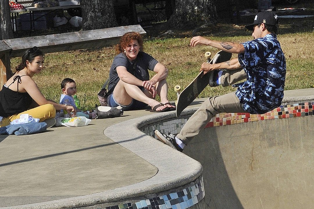 Burgers and Skaters at Tillicum Park