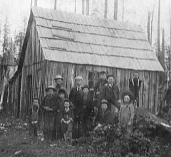 A one-room School in Clallam county.