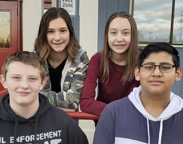 Front Trystan and Izael, back Erika and Kendall. Submitted photo