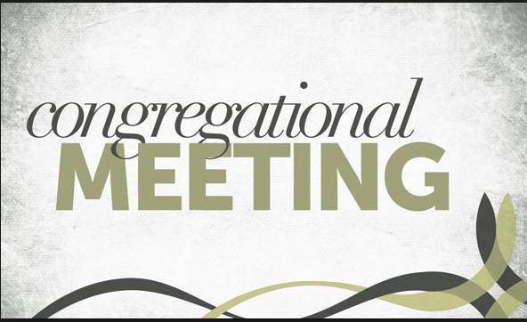 Notice of Annual Meeting Congregational Church