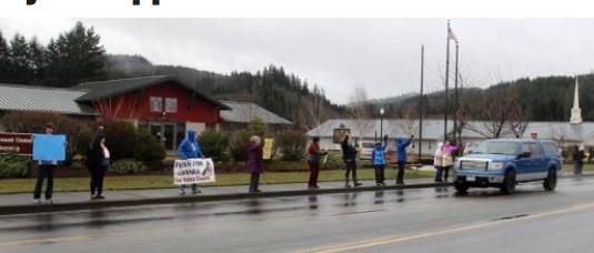 Rally supporting Women’s March