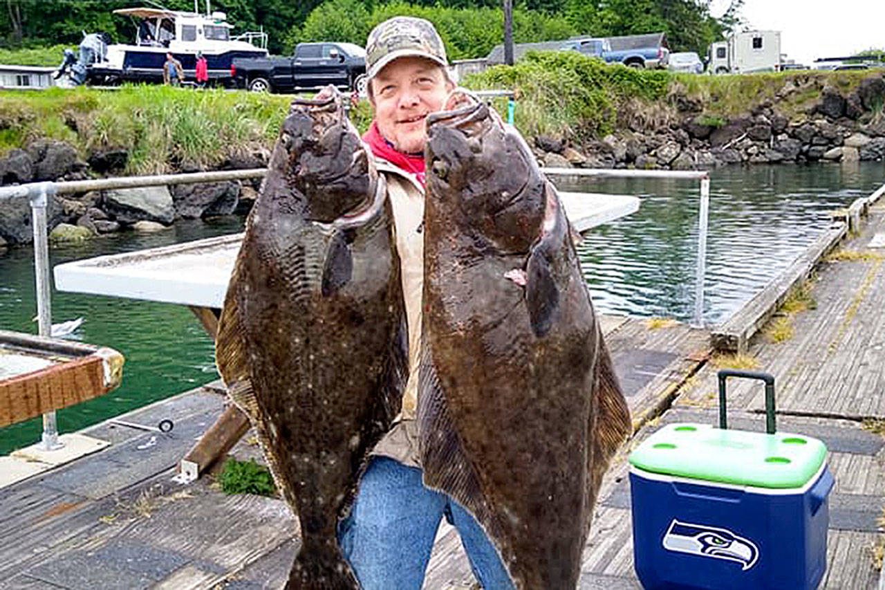 The halibut were biting Friday at Mason’s Olson’s Resort.