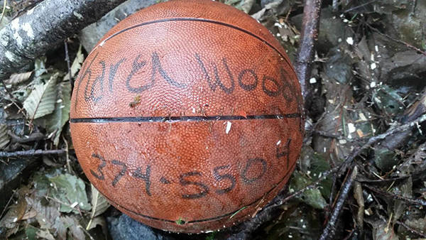 Karen's long-gone basketball. Submitted Photo