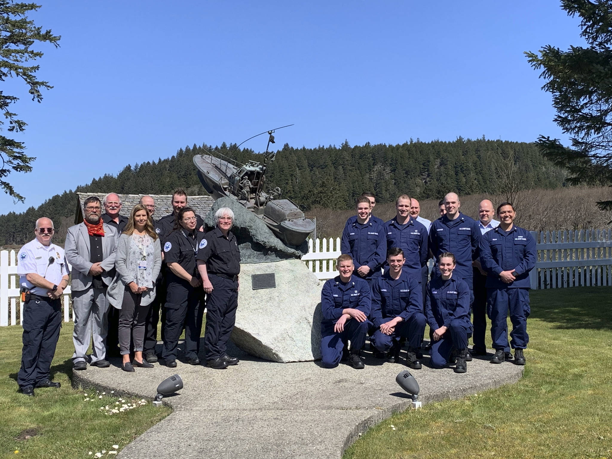 Forks Ambulance crew and USCG Station Quillayute River were recognized by Homeland security for recently saving lives.