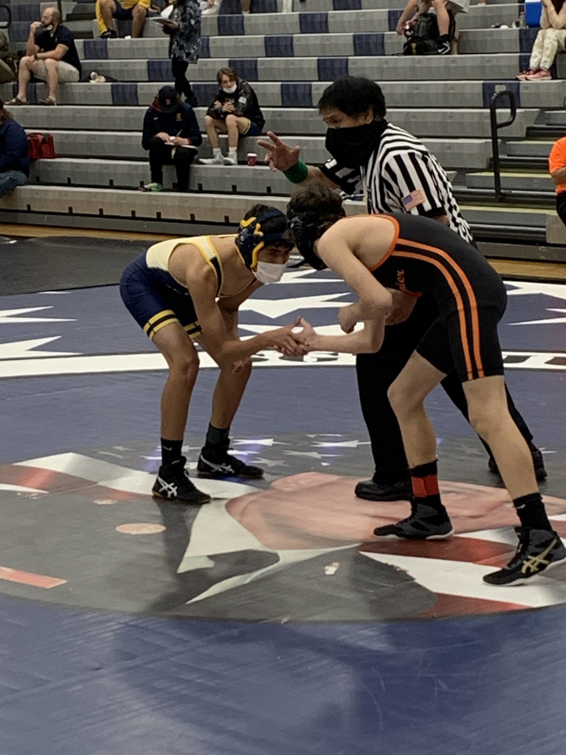 Jesus Garcia Dominquez vs opponent from Rainier. Submitted Photos