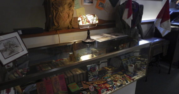 An amazing display of scouting history is now available to view at the Forks Timber Museum. Photo Christi Baron