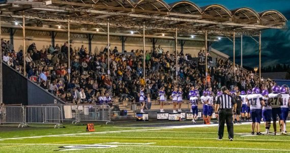Full stadium during COVID. Photo Kim Weissenfels
