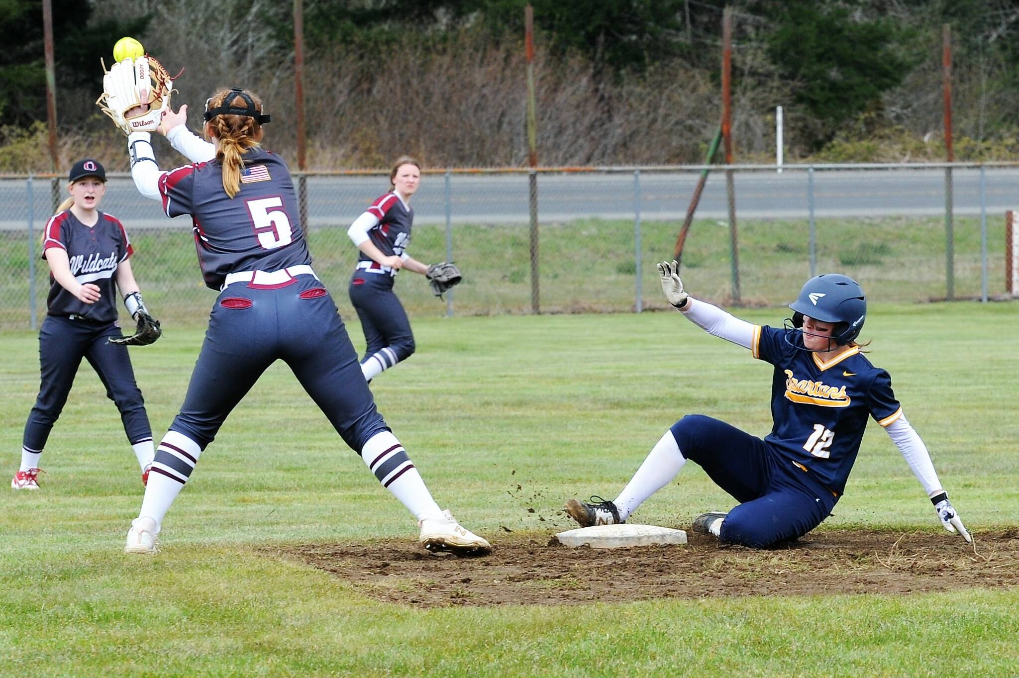 Chloe Gaydeski-St John was safe at second with a double.