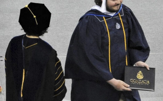 Scott Archibald received his diploma from Gonzaga University in Spokane on May 8, 2022. Submitted photo