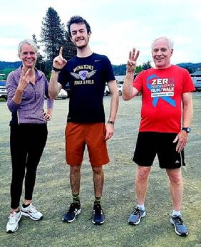 10k placers - Simons 2nd, Dietzman 1st, and Paul 3rd. Submitted photo