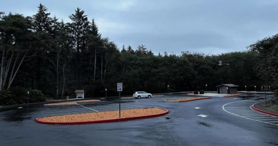 The new parking area is quite an upgrade from the old gravel area that visitors previously used. Photos Terry Breedlove