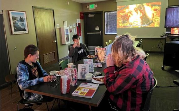 Teens can drop in to Anime and Manga Club after school on the second Thursday of the month at Clallam Bay Branch Library, and on the second Friday of the month at Forks Branch Library.
