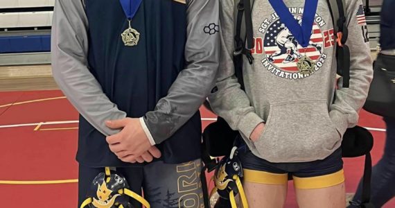 Nate Dahlgren at 182 pounds and Conner Demorest at 126 pounds won their weight divisions. Submitted photo