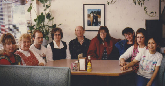 Coffee shop crew circa mid-1990s. Forks Forum Archives