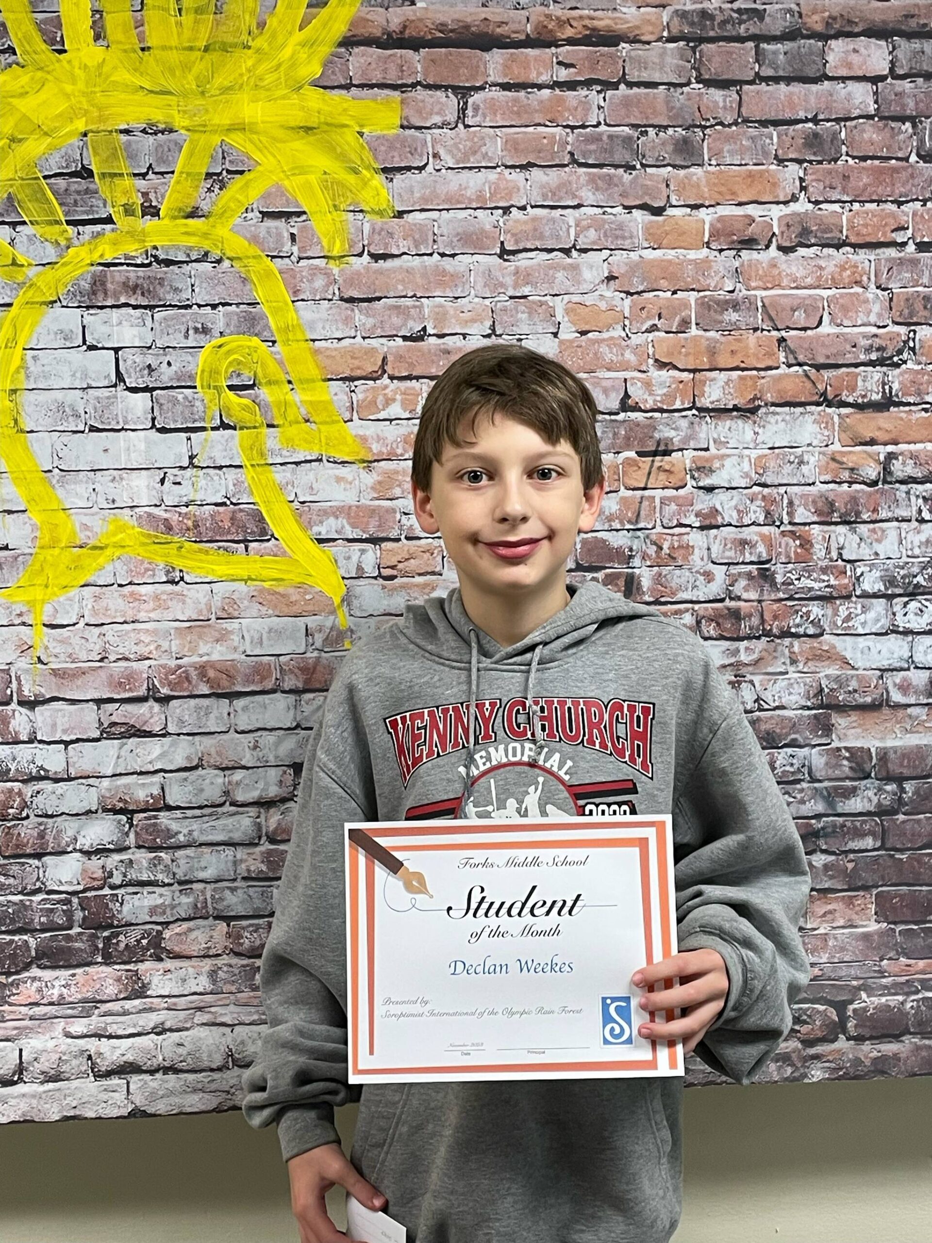 Forks Middle School November Students of the Month Forks Forum