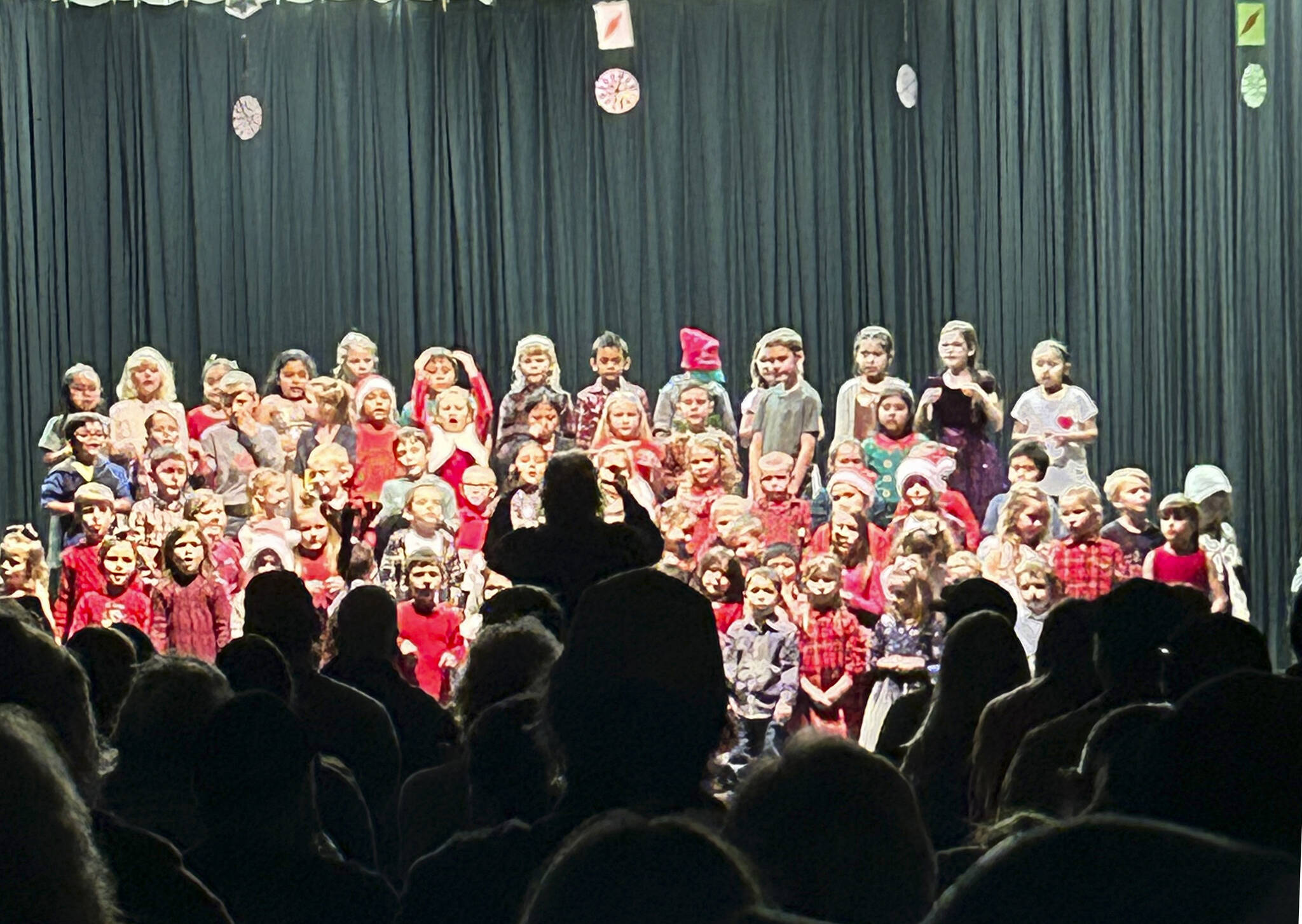 It was a packed house for the Forks Elementary School Winter Concert. The group was under the direction of Becky Murillo. Submitted Photo