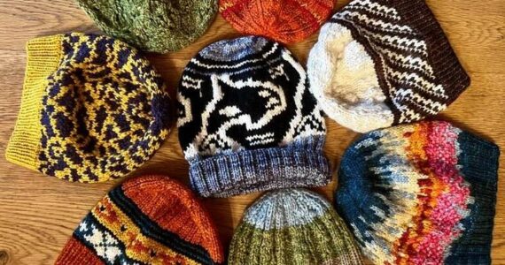 Michelle Simspon is one of many local artists/crafters who have been creating during the month of January as part of Fun-a-day. Michelle has knit her way through January and the National Parks with these beautiful themed hats she has created. Michelle even dyed all the yarns for the exact colors! Submitted photo