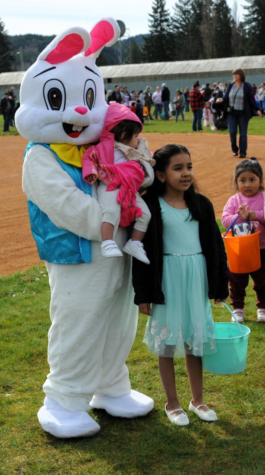 A real scramble ….Elks Annual Easter Egg Hunt Forks Forum
