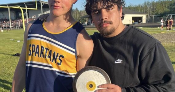 Dahlgren won the javelin with a personal record throw of 151-4. He came in second in the shot put with a distance of 48-3 and was third in the discus at 142-2. Sloan Tumaua, came in fourth, with 124-6 in the discus.