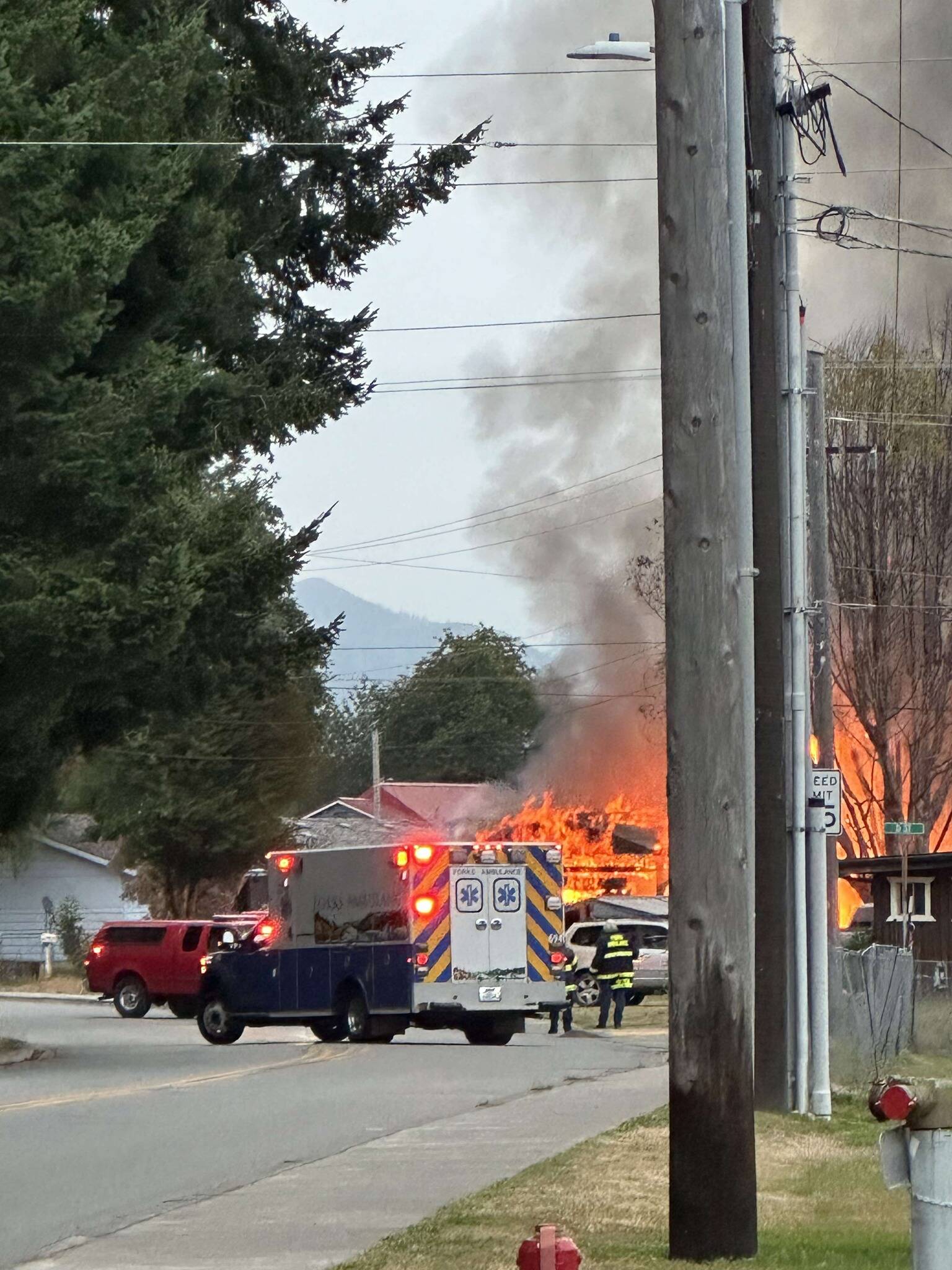 Fire Destroys Mobile Home on Bogachiel Way, Investigation Underway
