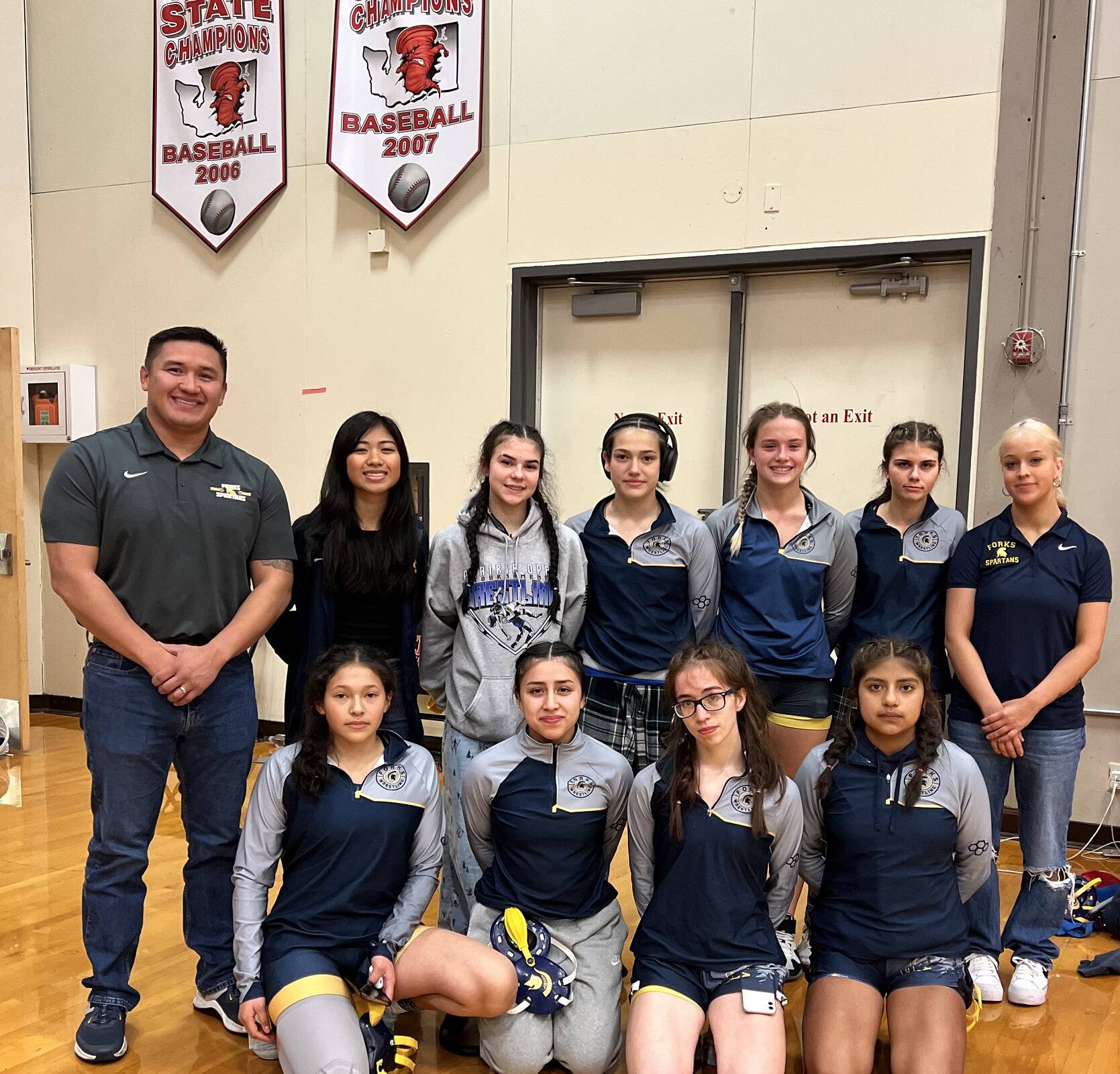Spartan girls took 2nd place team.