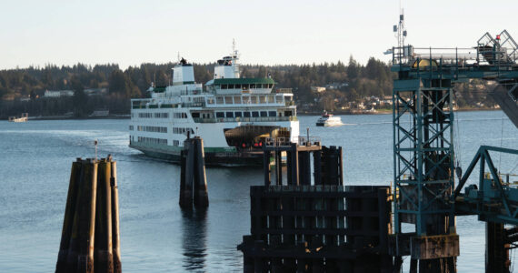 Photo by Juan Jocom
The Walla Walla on its way to Bremerton port on Jan 18. Currently, only one vessel is servicing the Bremerton route, with departures every two and a half hours.