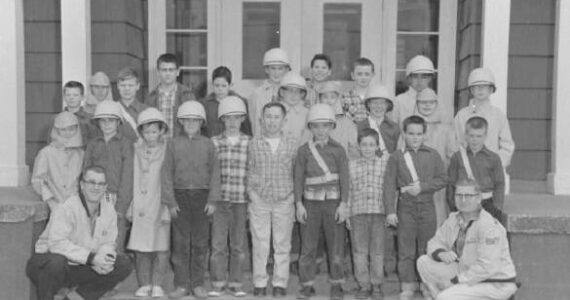 Photo Forks Timber Museum
Do you recognize anyone in this photo? I see Bob Swerin, Ferrell Thomas, Craig Palmer and John Dahlgren and maybe …Steve Shaw?