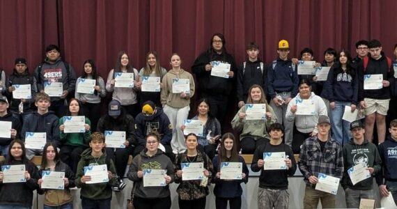 Submitted photo
Forks High School recently honored 96 students for their outstanding academic achievements during the second term. Each student received a certificate and a treat in recognition of their hard work and dedication.