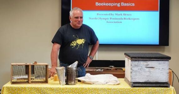 Mark Urnes will lead a free Beekeeping Basics program on May 14 at the Clallam Bay Library and on May 17 at the Forks Library. Submitted Photo