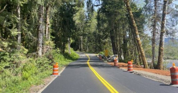 Photo by Ray Fortin
With paving taking place last week the road to the Hoh Rain Forest will be open this week!